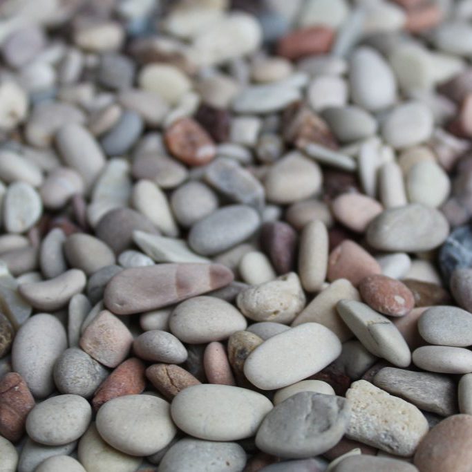 Background texture of pebbles or small river stone